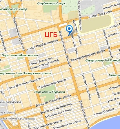 Карта местоположения офисного здания